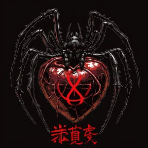 a graphic-style illustration featuring Japanese typography, cent...