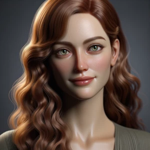 A realistic high quality image of Elizabeth Olsen