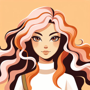 The daughter of Sakura Haruno and Ichigo Kurosaki. Beautiful Kun...