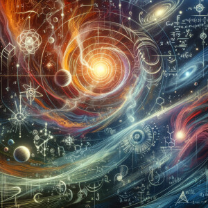 Space time, continuum, solar energy, squiggly, lines, Einstein,...