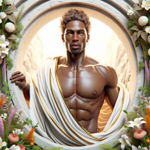 ultra 3-D realistic, perfect anatomy, perfect proportions, afric...