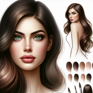 I'm a feminine beauty with delicate features, porcelain skin, an...