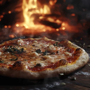 This is the prompt I used for this: woodfire pizza, intricate, h...