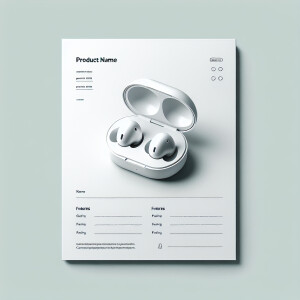 Create a product card for a AirPods
