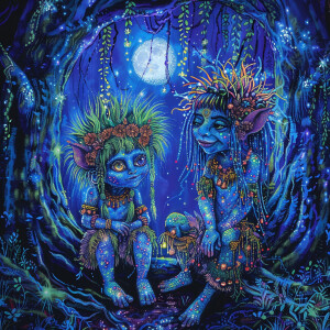 Create a vivid scene of hyper-realistic quantum energy, featurin...