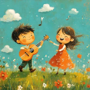 Kids music cover, fun, Cheerful