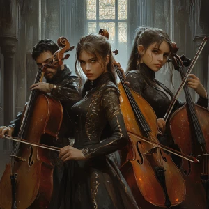 Orchestral Music Album Cover, Group, Realistic