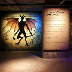 Anatomically ambiguous succubus with pronounced features such as...