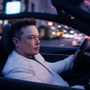 Elon Musk,driving, GTA style