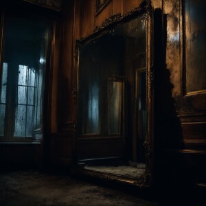 "In the dim corner of the old study, an ancient, dust-covered mi...