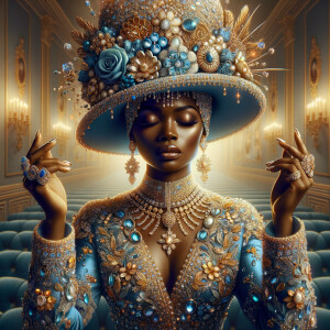Create an illustration that embodies spirituality and a deep con...