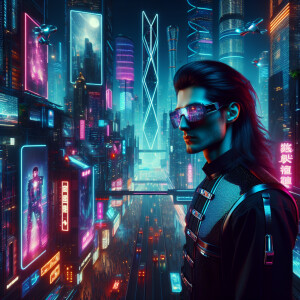 Long dark hair professional