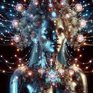 In an era of digital decadence, a paradoxically enchanting cybor...