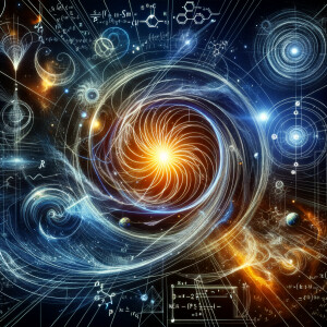 Space time, continuum, solar energy, squiggly, lines, Einstein,...