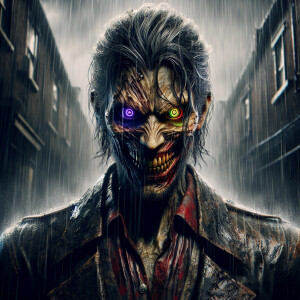 dark art combined with horrorcore, macabre 😡, tattered clothing...