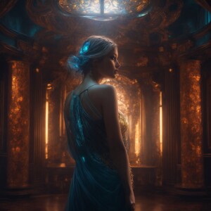 A ghost haunting an abandoned mansion cover, hyperdetailed paint...