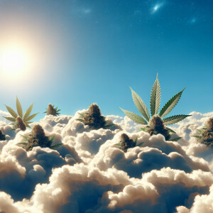 Weed in clouds