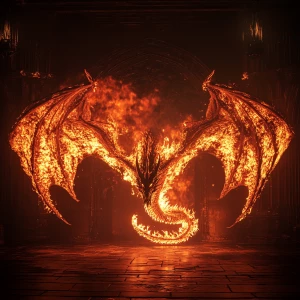 A lighter flickers to life in a dimly-lit room, and its flame tr...