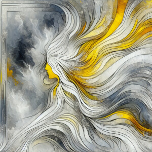A light, textured mix of white and various shades of gray to add...