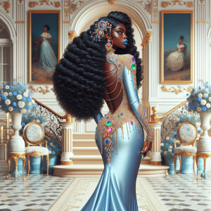 hyper realistic air brushed oil painting art image of a beautifu...