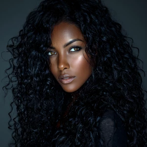 Ultra Dynamic is a strikingly beautiful African American woman w...