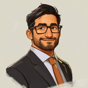 Generate carton style photo1 for Lawyer Assistant assistant. Cha...