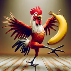 Chicken banana dance