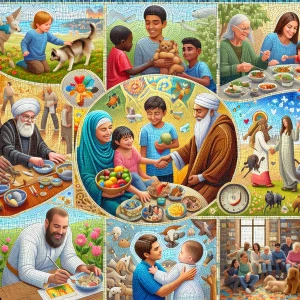 Kindness in the world for everyone other people and children inc...