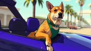 meme DOGE in GTA style
