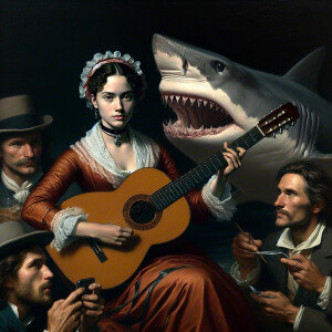 In the style of John Singleton Copley, American, 1738 - 1815, Wa...