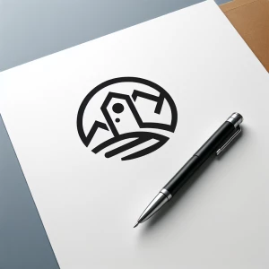 Design a minimalist and sophisticated logo for "Doorstep Drive,"...