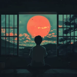 Chill music cover, lo-fi