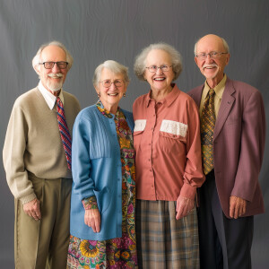 Group Photo of 5 old Jehovah's Witnesses

All Smiling

They're a...