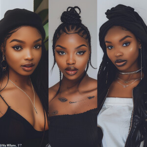 Asha Williams,28,5’8”,Nia Williams,3’7”,Kayla Williams,2’10”,Jam...