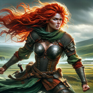 Female Irish Warrior