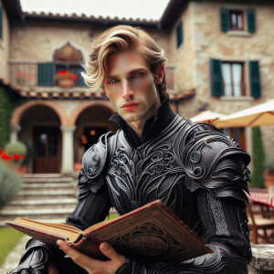 Caranthir-Ar-Fieniel from the Witcher. Black eldritch armor. Pal...