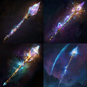 Celestia
Weapon: Celestial Staff
	•	A glowing staff adorned with...