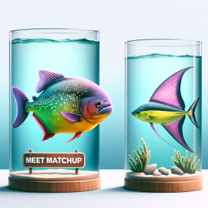Realistic
Ocean
Cute Purple neon green piranha with no teeth....