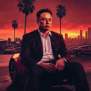 Elon Musk,, GTA style