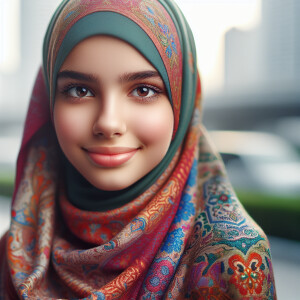 Hijabi girl