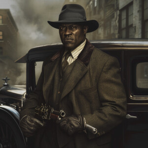 **Visual Prompt for a Full-Body Image of Delroy Lindo as a Lawma...
