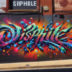" Isiphile" the name in graffiti art