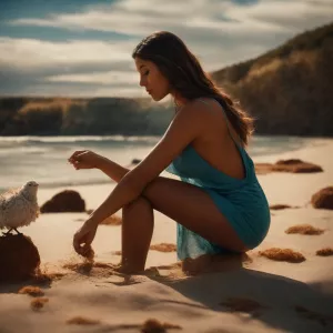 Cute girls bending iver