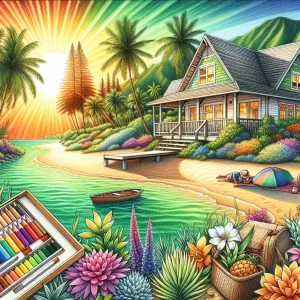 Ext. - Green Lakes Park - NOON

The sun’s rays highlight an en...