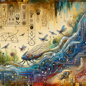 The golden ratio, Minimalist art Circuit, boards, circuitry, diagrams Cellular structures, DNA, circuit boards, colorful wires,  asian and Egyptian  graffiti, lie detector graphs, cardio, printout , branches infinity sign, cave, Art, handprints, distant birds flying, flowering vines, abstract gestural painting, dna