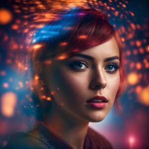 Generate photorealistic icon for a voice-over actor preview imag...