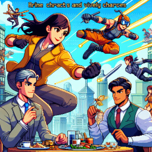 Create a detailed anime series like Air Gear