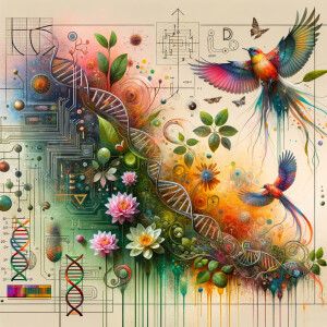 The golden ratio, Minimalist art Circuit, boards, circuitry, diagrams Cellular structures, DNA, circuit boards, colorful wires,  asian and Egyptian  graffiti, lie detector graphs, cardio, printout , branches infinity sign, cave, Art, handprints, distant birds flying, flowering vines, abstract gestural painting, dna