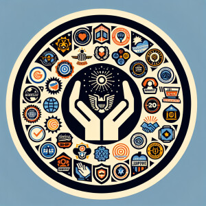 Je veux une image ou ya une phrase lisible avc des logos vrai qu...