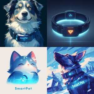 Design a logo for "SmartPet", a company specializing in smart pe...